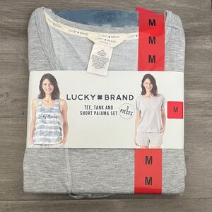 Lucky Brand Heather Gray Pajama Set